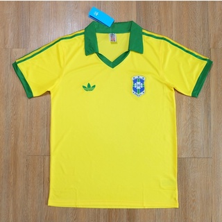 เสื้อบอลย้อนยุค บราซิล Camisa Retro Brasil Amarela 1997 ปี 2003 เกรด AAA