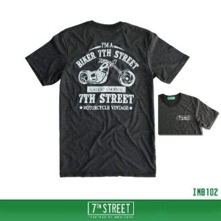 7th street รุ่น I am Biker สีทอปดำ