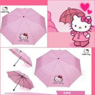 ร่มพับ3ตอน hello kitty