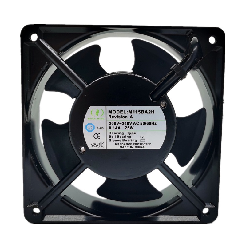 MUTUAL MOTOR M115BA2H M115BA1H พัดลมโลหะอินเวอร์เตอร์ 200/240V