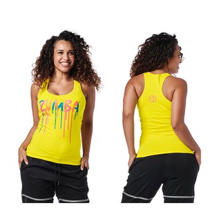 Zumba Wear เสื้อกล้ามออกกำลังกายซุมบ้า Dripping In Zumba Racerback