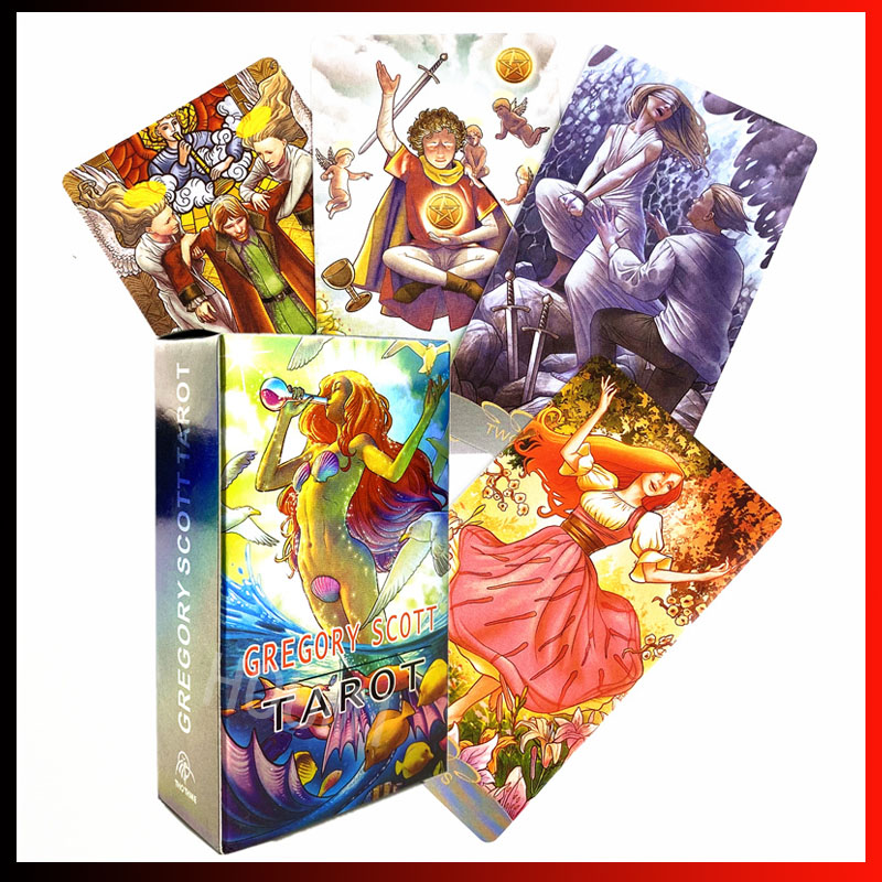 ใหม่การ์ดระเบิดภาษาอังกฤษ Tarot Deck Gregory Scott Tarot
