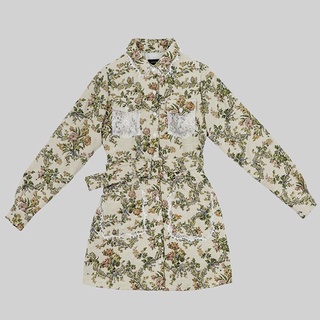 VALENTIER - FW20 LIMITED ENGLISH GARDEN JACQUARD JACKET DRESS เดรส เดรสสั้น เดรสแขนยาว เดรสแจ็คเก็ต เสื้อผ้าผู้หญิง