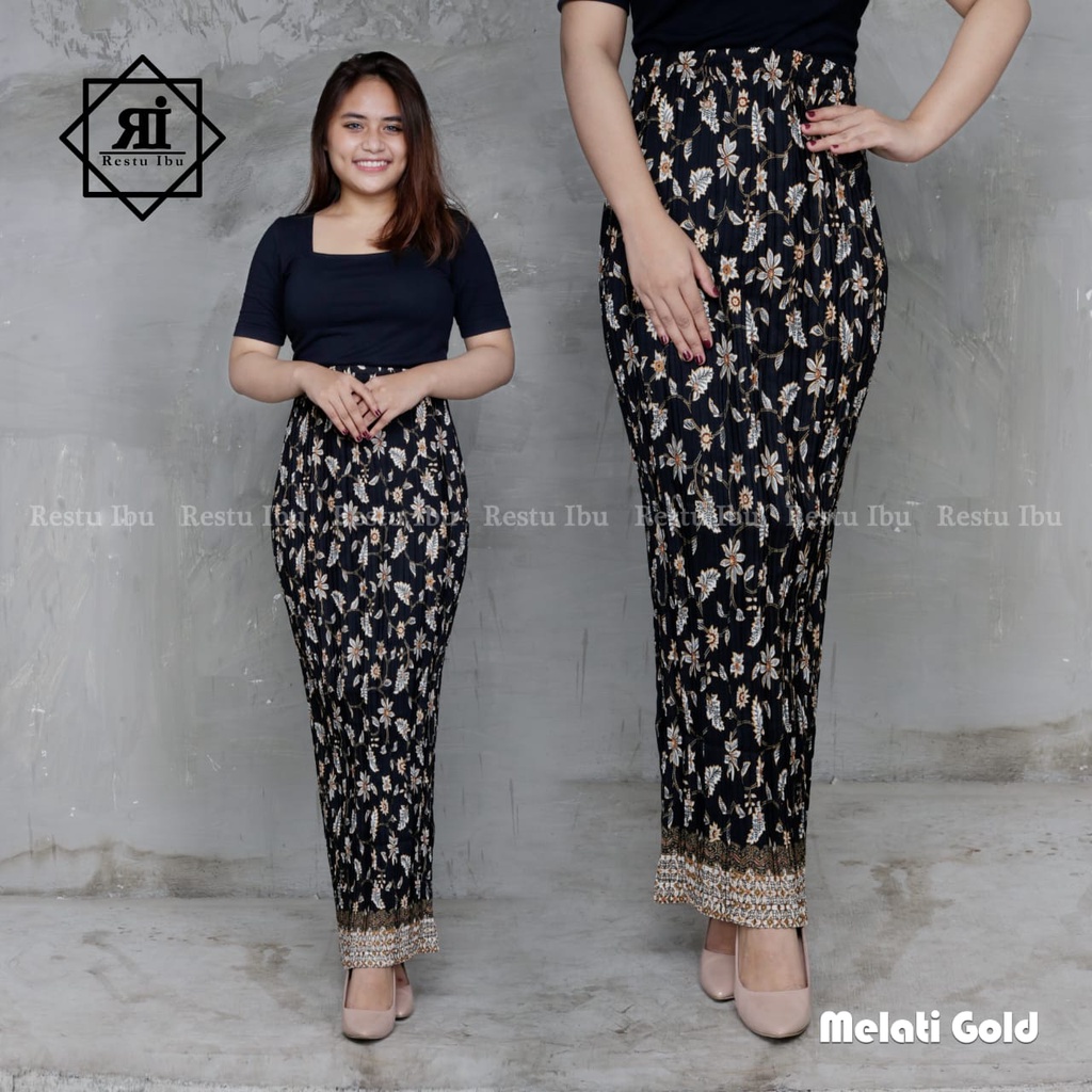 Real PPICT BATIK PLISKET SKIRT / KELAYA BOTTOM / KEBAYA SKIRT / GRADUATION / VARIETY OF MOTIFS / LIL