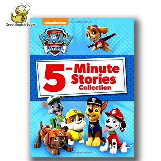 (ใช้โค้ดรับcoinคืน10%ได้)  พร้อมส่ง *ลิขสิทธิ์แท้ Original*  นิทานภาษาอังกฤษ PAW Patrol 5-Minute Stories Collection (PAW Patrol) ปกแข็ง Hardcover