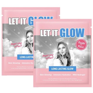 ﻿Faith in Face LET IT GLOW Hydro gel Mask เฟธ อิน เฟซ เล็ท อิท โกลว์ ไฮโดรเจล มาส์ก 25g. x 2แผ่น