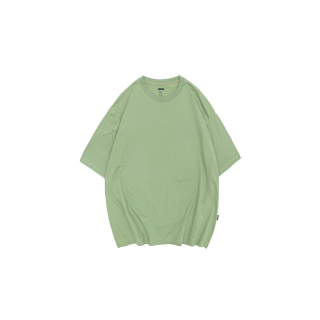 Yuedpao เสื้อยืด OVERSIZE รับประกันไม่ย้วย 2 ปี เสื้อยืดสีพื้น OVERSIZE_สี OLIVE GREEN