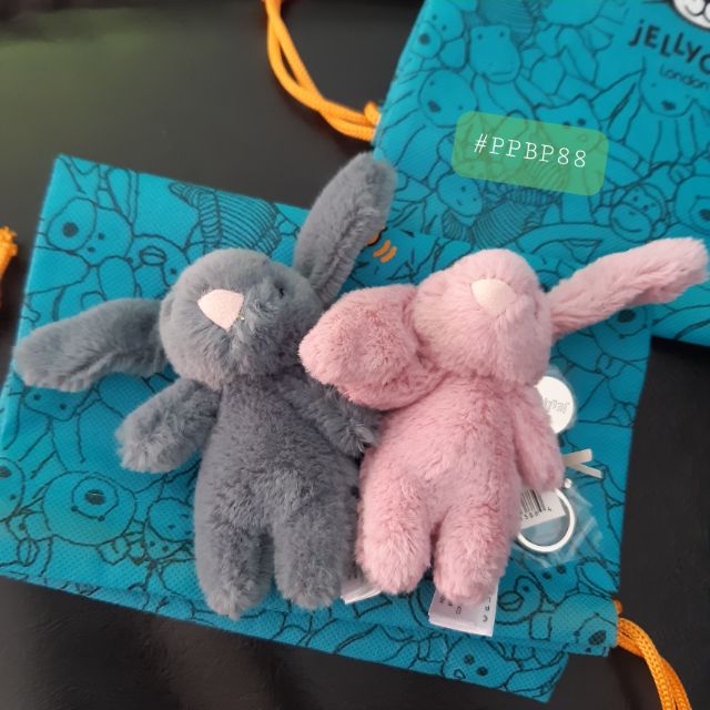 bashful bunny bag charm