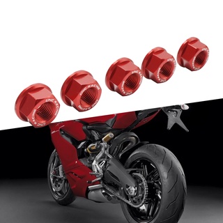 น็อตล้อหลังรถจักรยานยนต์ M10*1.0 สําหรับ Ducati Streetfighter 848 Hyperstrada 821 939 Hypermotard 950