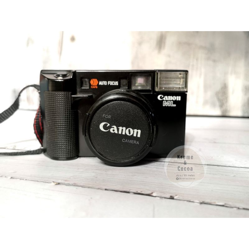 บอดี้กล้องถ่ายรูป​(มือสอง) Canon รุ่น​ AF35ML​ กล้องคอ​มแพค​ กล้องฟิล์ม​ บอดี้วินเทจ​ ของตกแต่ง​ ของสะสม