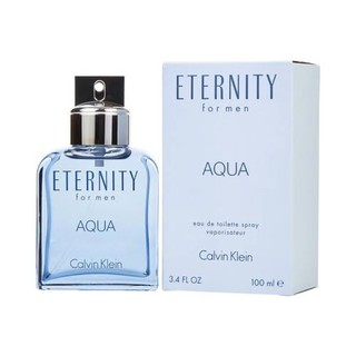 Ck eternity aqua for men edt 100ml กล่องซีล