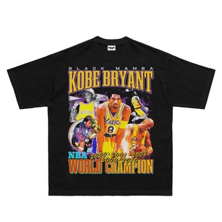 เสื้อยืดผ้าฝ้ายเสื้อยืดแขนสั้น พิมพ์ลาย Kobe Black Mamba สไตล์วินเทจ สําหรับผู้หญิงL XL  XXL 3XL