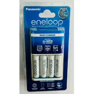 แท่งชาร์จพร้อมถ่านชาร์จ4ก้อง ของแท้ยี่ห้อ PANASONIC  eneloop