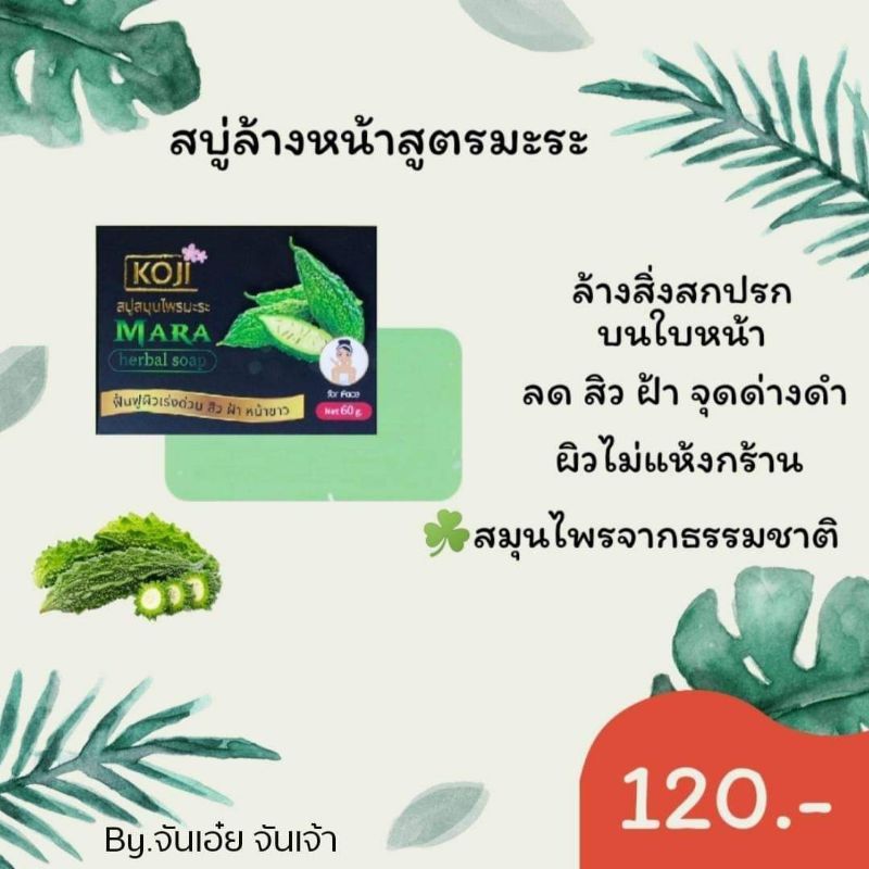 สบู่โคจิสมุนไพรมะระ.