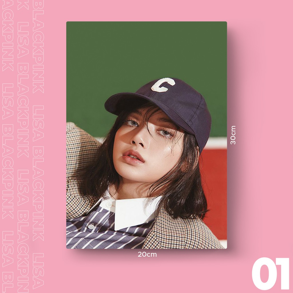 [BM โปสเตอร์พรีเมี่ยม] LISA (20 cm x 30 cm) || ผนังตกแต่ง | โปสเตอร์ | บ้าน ตกแต่ง