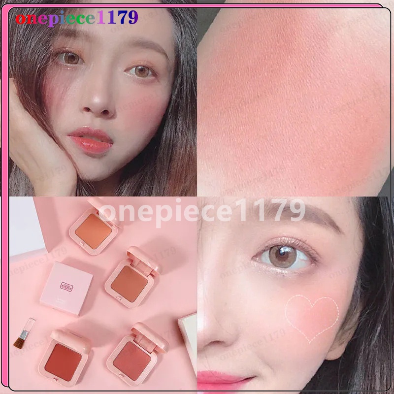 LAMEILA  บลัชออนปัดแก้ม บลัชออนชมพูพีช บลัชออนเนื้อแมท เนื้อฝุ่น ส้มพีช สีสวย เนื้อละเอียด เกลี่ยง่าย กันน้ำ ติดท