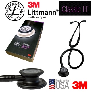 หูฟังแพทย์ 3M  Littmann Classic III  Black Edition ก้านดำ (Stethoscope)