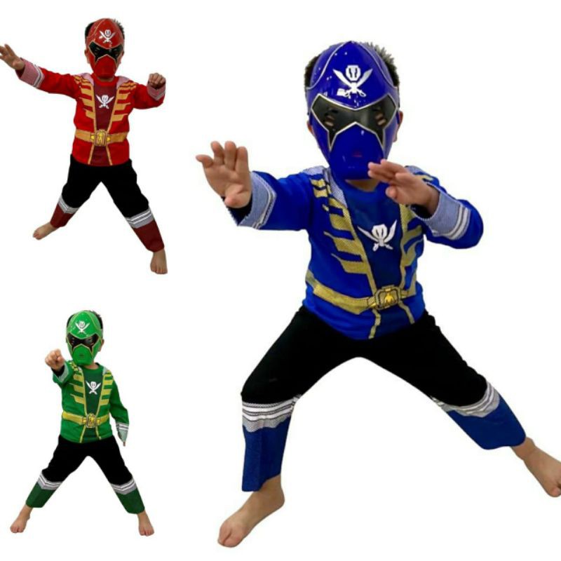 ชุดเด็ก Power rangers SPD แถมหน้ากาก