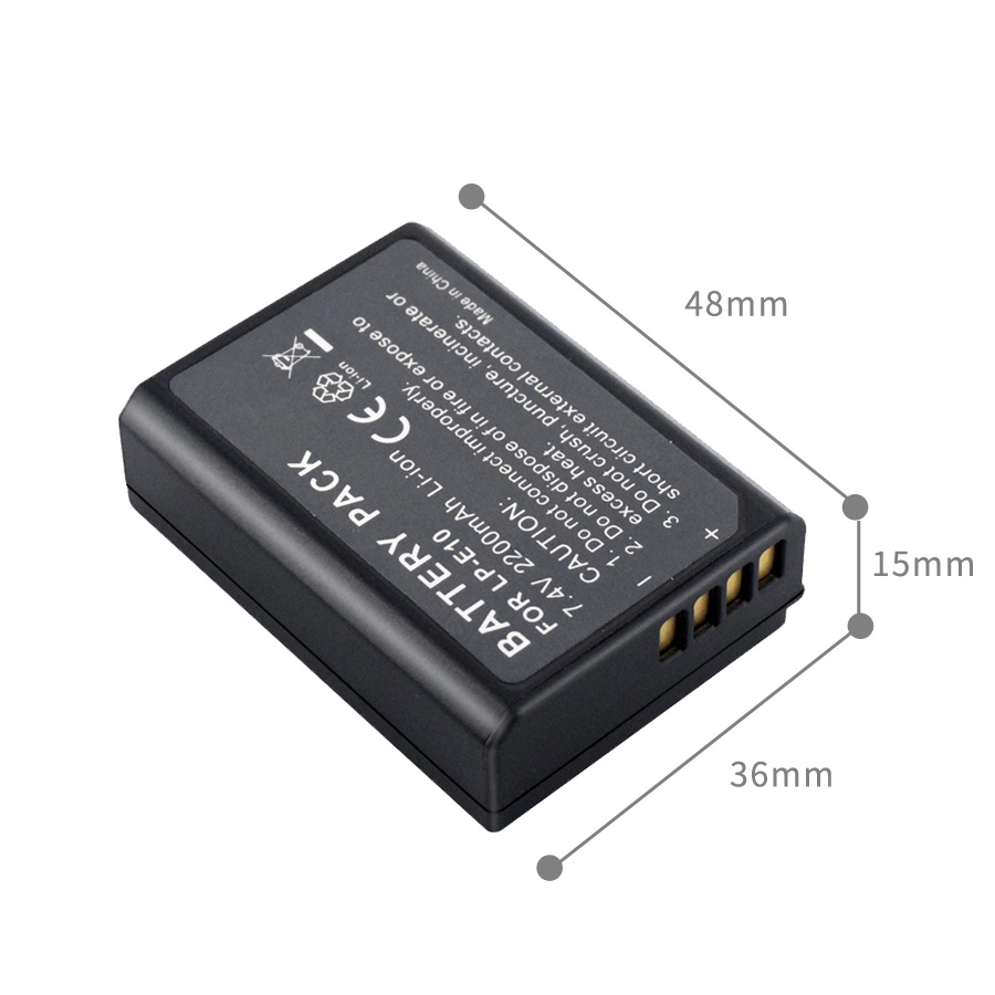Blumax - Batteria Di Ricambio Per Canon LP-E10, 1020 MAh - Foto 9