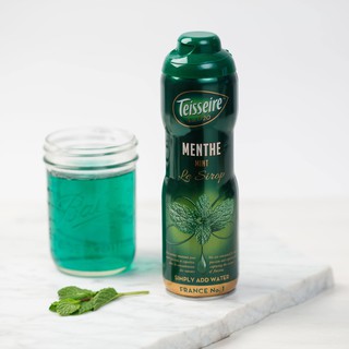 ⚡️Teisseire Syrup Menthe Mint ไซรัป เตสแซร์ กลิ่นกรีนมินท์ 600 ml🍿