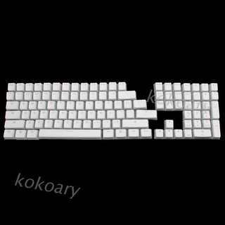 KOK* RGB ปุ่มคีย์บอร์ด 108 ตัว สำหรับ OEM Cherry MX gh60 poker 87 tkl 104 108