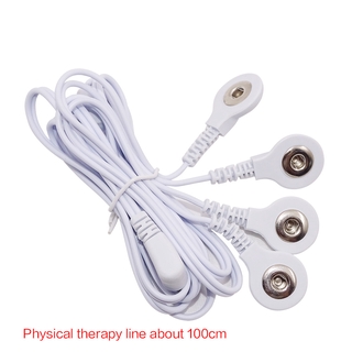 SALORIE Four Ways Electrode Tens Cable Conductive Line Wire for Electrode Pad