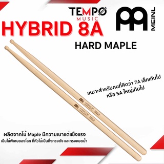 ไม้กลอง Meinl Hybrid 8A Hard Maple ขนาด 8A มีความเบา และแข็ง…