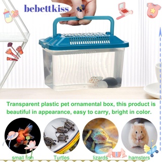 Bebettform 1Pc Goldfish Tank Plastic Transparen Aquarium Feeding Turtle Tank Tool