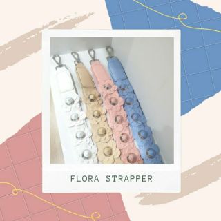 สายกระเป๋าลายดอกไม้ Flora Strapper