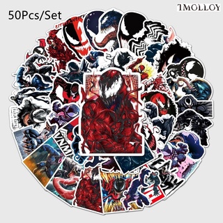 [T] สติ๊กเกอร์ฟิล์ม Venom Sticker Science Fiction กันน้ํา 50 ชิ้น/ชุดสําหรับตกแต่งของเล่น