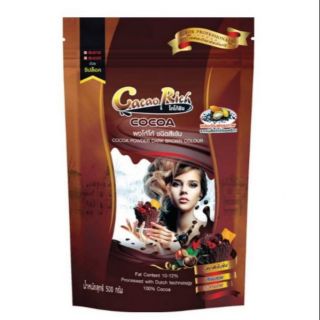 Cacao Rich โกโก้ริช ผงโกโก้ ชนิดสีเข้ม 500 กรัม