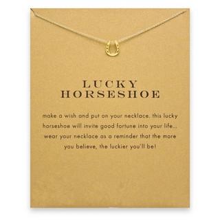 [Lucky : โชคดี] สร้อยคอรูปเกือกม้า