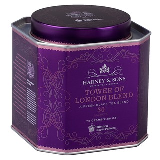 Harney&amp;Sons Tower of London นิยมที่สุดในชุด HRP ชาดำกับผลไม้อบแห้ง เอิร์ลเกรย์ วานิลลา แบล็คเคอร์แรนท์และน้ำผึ้ง