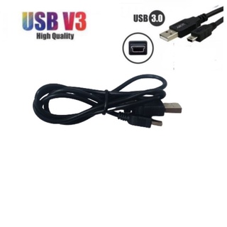 สายชาร์จ USB V3 (80 CM) สายชาร์ทลำโพง สายชาร์จกล้องติดรถยนต์