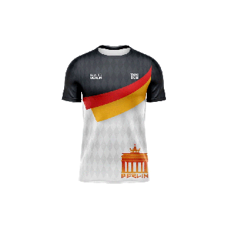 [ใส่โค้ด RUNJAN75 ลด 75 ]Thairun(ไทยรัน) เสื้อวิ่ง เสื้อกีฬา Run to BERLIN 2021