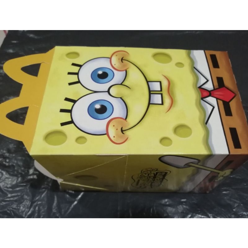 Mcdonalds McD Mekdi Spongebob Squarepants Happy Meal Box