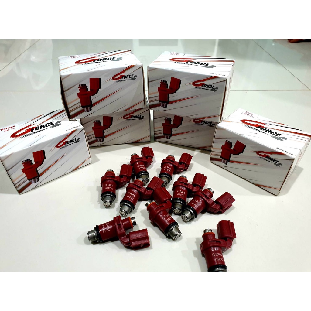 หัวฉีดxmax300 หัวฉีดแต่งXMAX สำหรับ E20 , E85 หัวฉีดGFORCE