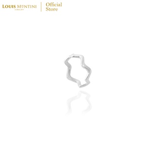 Louis Montini (Jewelry) Sterling Silver 925 Ring แหวนเงินแท้ 92.5% แหวนผู้หญิง รูปเกลียว LJRG01