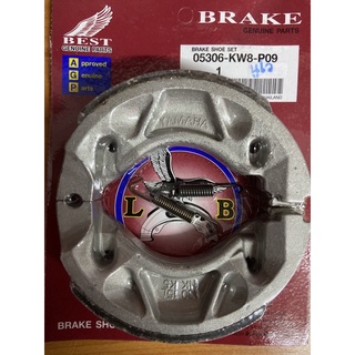 ✅ผ้าเบรคหลัง BRAKE 💥Yamaha Filano Nouvo Fino Mio มีโอ 125 GT125 TTX aerox Spark 115 Spark 135