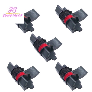 Ir - 40 T ( 5 แพ็ค ) เครื่องคิดเลขหมึกริบบิ้น - ดํา &amp; สีแดง