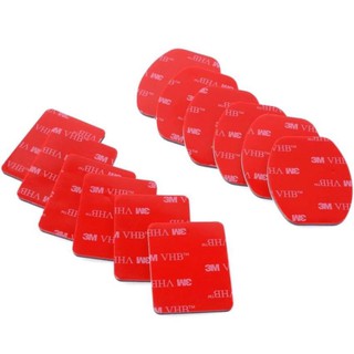 Di shop 12pcs Flat Curved Mounts 3M Adhesive Sticky Pads Set for Gopro Hero 4 3 2