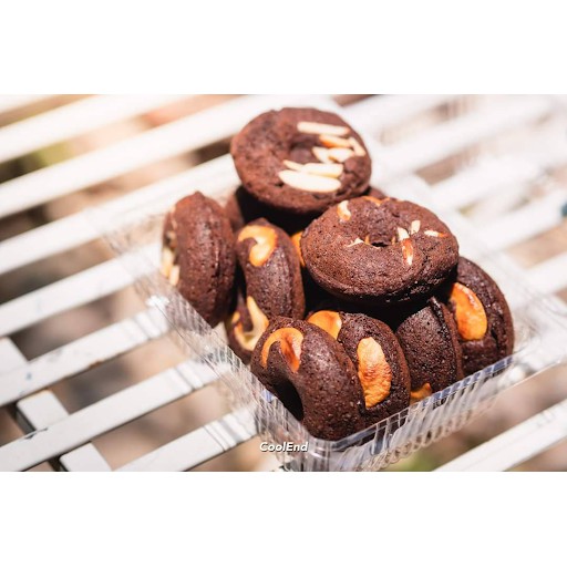 fudge brownie donut แพ็ค10 ชิ้น