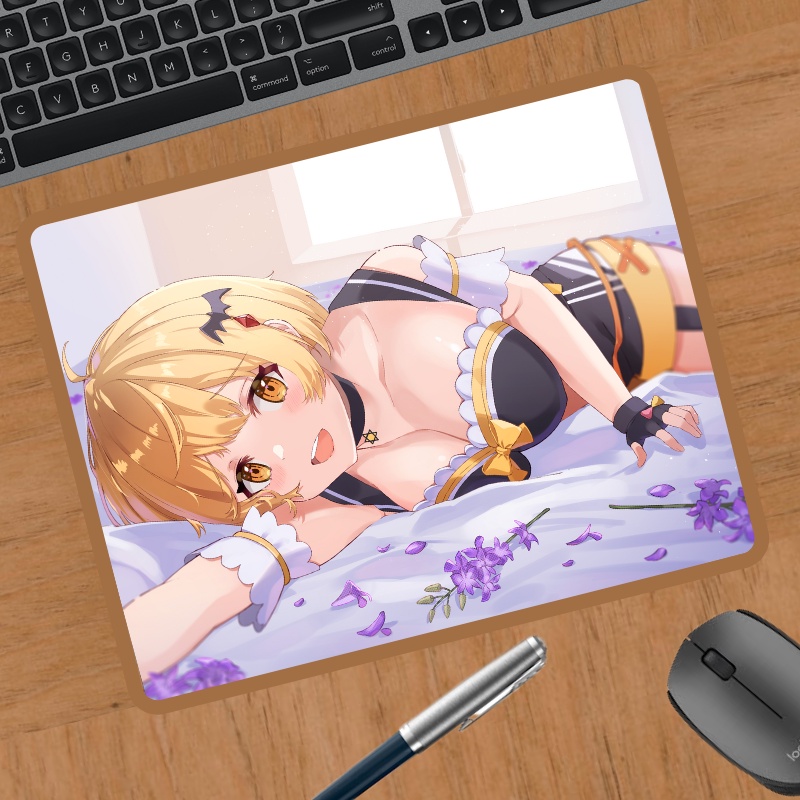 แผ่นรองเมาส์ HOLOLIVE Yozora Mel 夜空เบาะรองนั่ง