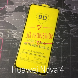 ฟิล์มกระจก เต็มจอ 9D Huawei Nova 4 **New