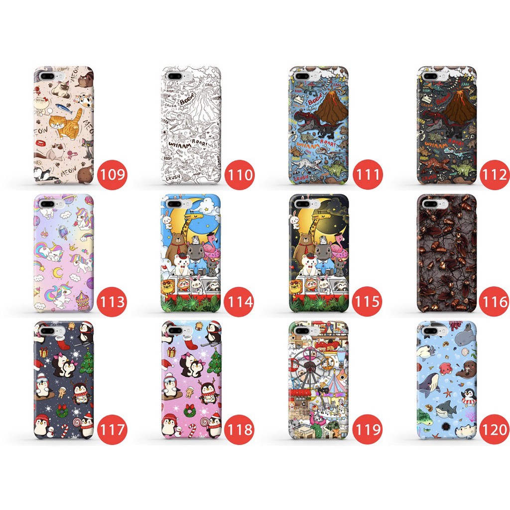 เคส iPhone 7, i8, iSe 2020, i7 Plus, i8 Plus (ลายที่101-120)