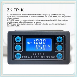 [COD] ZK-PP1K 3.3-30V Pwm 1Hz ~ 150KHz Pulse Frequency เครื่องกําเนิดสัญญาณโมดูล ปรับได้，โมดูลปรับแต่งสัญญาณ ZK-PP1K PWM เครื่องปั่นไฟ， LCD Digital PWM ZK-PP1K PWM Pulse Frequency Duty Cycle Adjustable Module Signal Generator