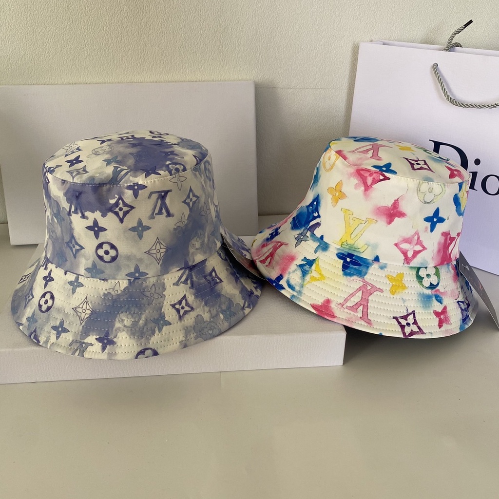 พร้อมส่ง new# LVหลากสี bucket หมวก บักแก็ต.