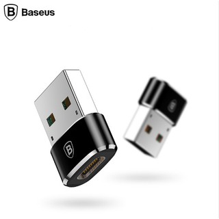 Baseus Mini Male USB to Female Type-C อะแดปเตอร์เชื่อมต่อข้อมูล