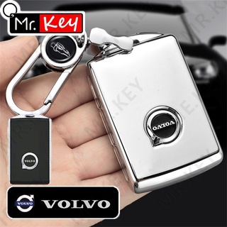 【Mr.Key】เคสกุญแจรถยนต์ Tpu แบบนิ่ม สําหรับ Volvo XC40 XC60 S90 XC90 V90 T5 T6 T8 Polestar 2