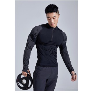 OMG training suit mens winter quick-drying long-sleeved